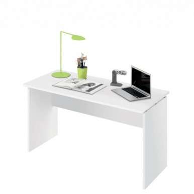 Mesa despacho blanco brillo