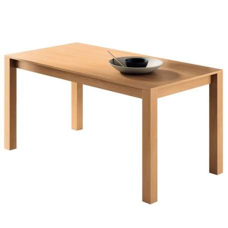Mesa comedor fija color cerezo estilo moderno