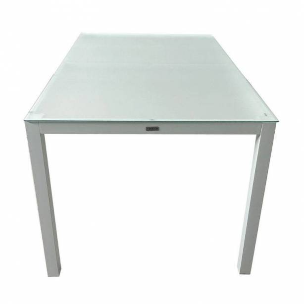 Mesa exterior Aluminio Blanco 150x74x90