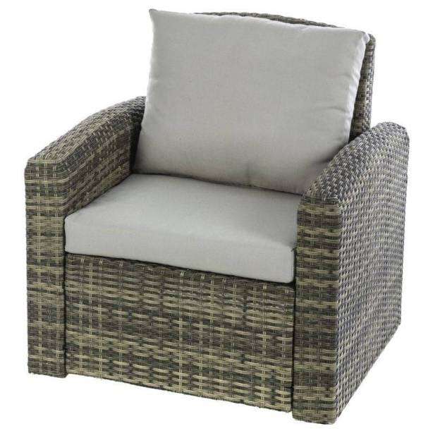 Sillón exterior Aluminio Marrón 74x78x66