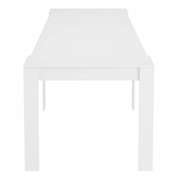 Mesa comedor extensible Melamina Blanco 78x90