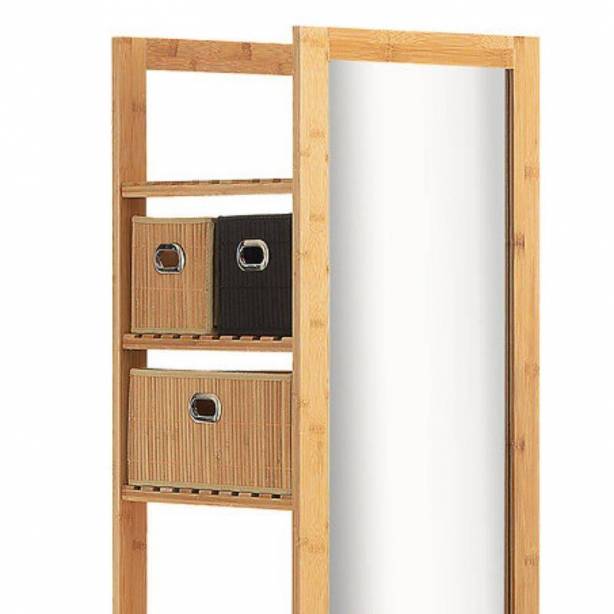 Mueble auxiliar baño Bambú Madera claro