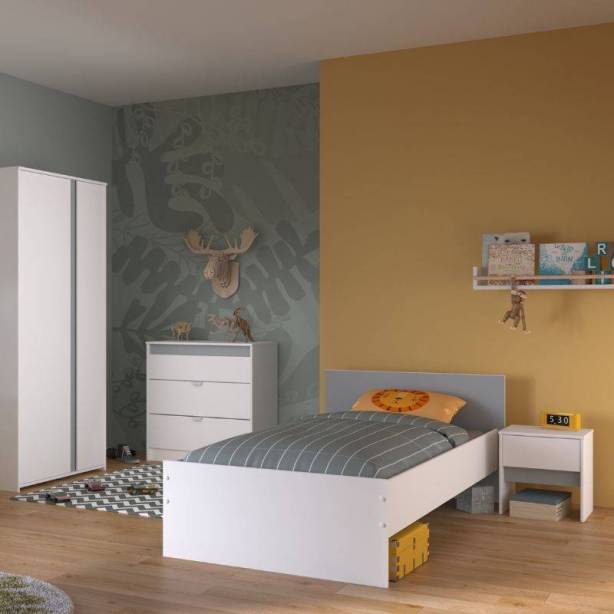 Habitación Juvenil Melamina Blanco