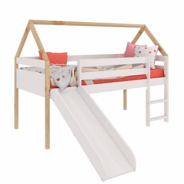 Cama infantil Madera Blanco 200x140x96