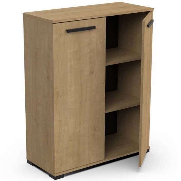 Mueble auxiliar Melamina Madera claro 80x102x36