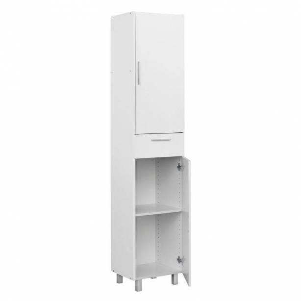 Mueble auxiliar cocina Melamina Blanco 41x188x35