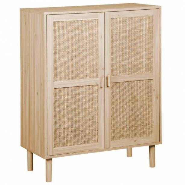 Mueble auxiliar Melamina - Madera Madera claro 80x100x40