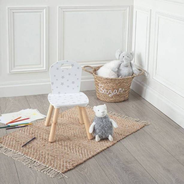 Silla infantil Melamina - Madera Blanco - Madera claro 30x50x30