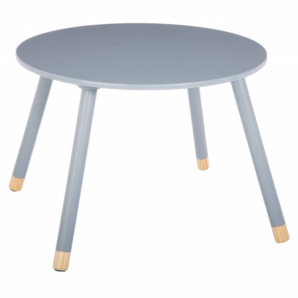 Mesa infantil Melamina - Madera Gris - Madera Claro 60x44x60