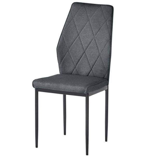 Silla Tela - Metal Gris 51x96x42