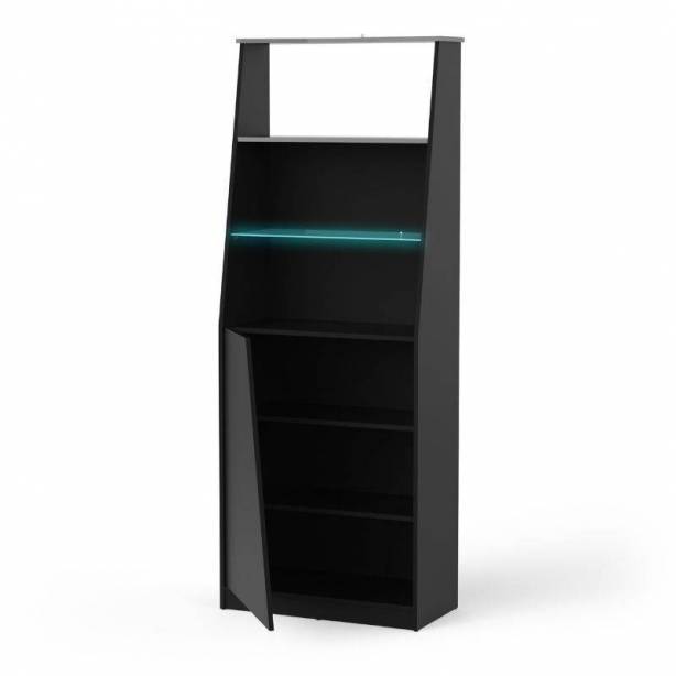 Muebles gamer negros con led