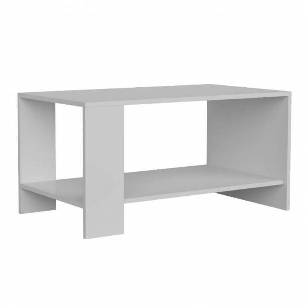 Mesa de centro Melamina Blanco 90x46x50