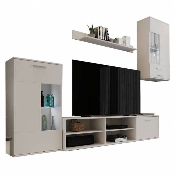 Pack muebles Salón Melamina Blanco