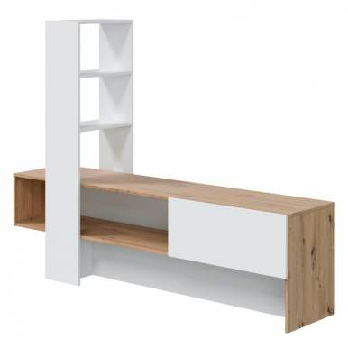 Mueble TV Melamina Blanco -...