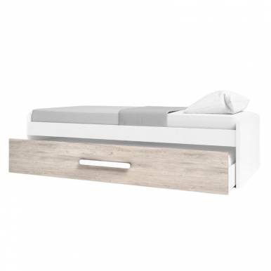 Cama nido Melamina Blanco -...