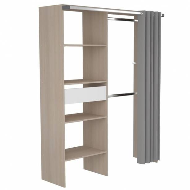 Vestidor Melamina Blanco 143x182x48