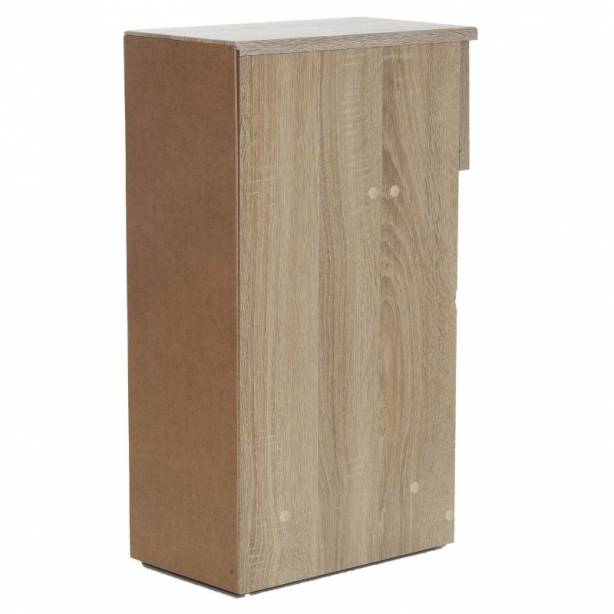 Mesita de noche Melamina Madera claro 20x60x35