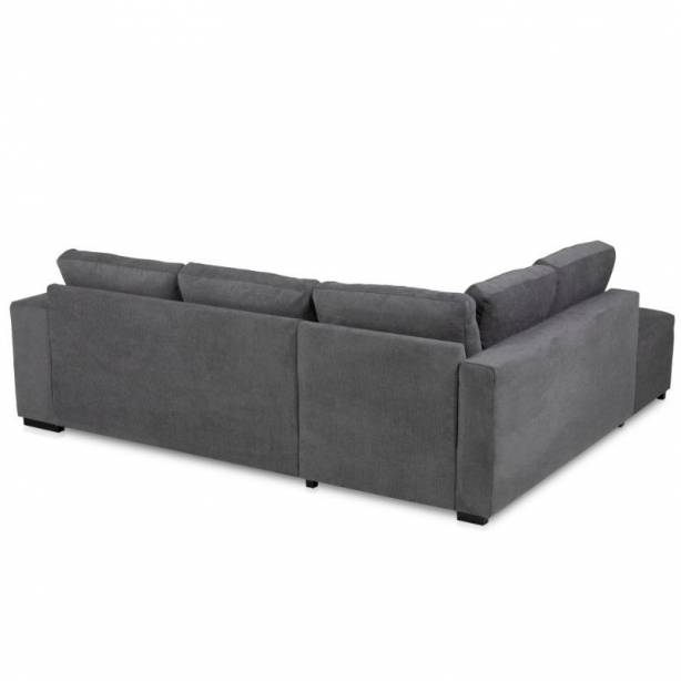 Sofá chaise longue Madera - Tela Gris 249x91x86