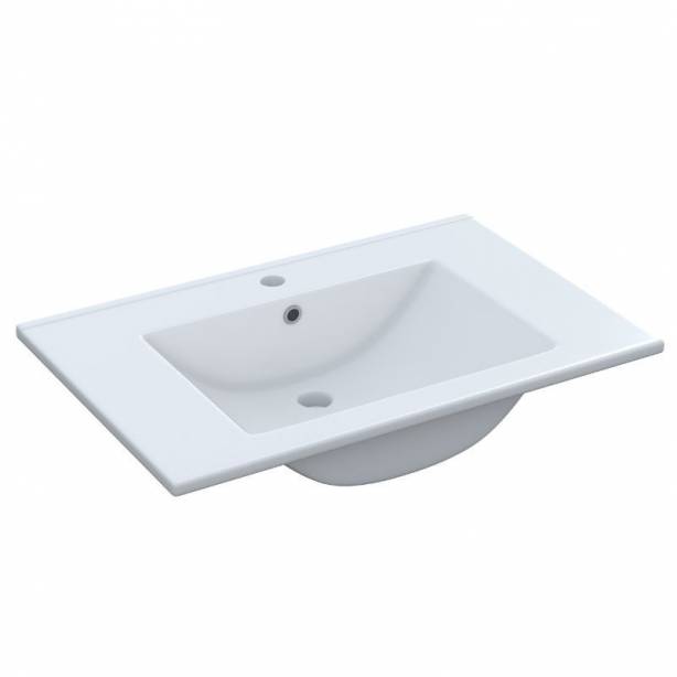 Mueble baño con lavabo Melamina Madera claro 50x80x40