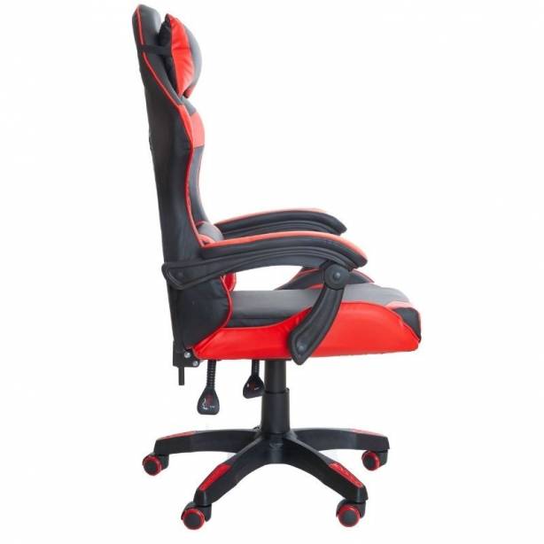 Silla Gamer Polipiel - Metal Rojo 64x109x65